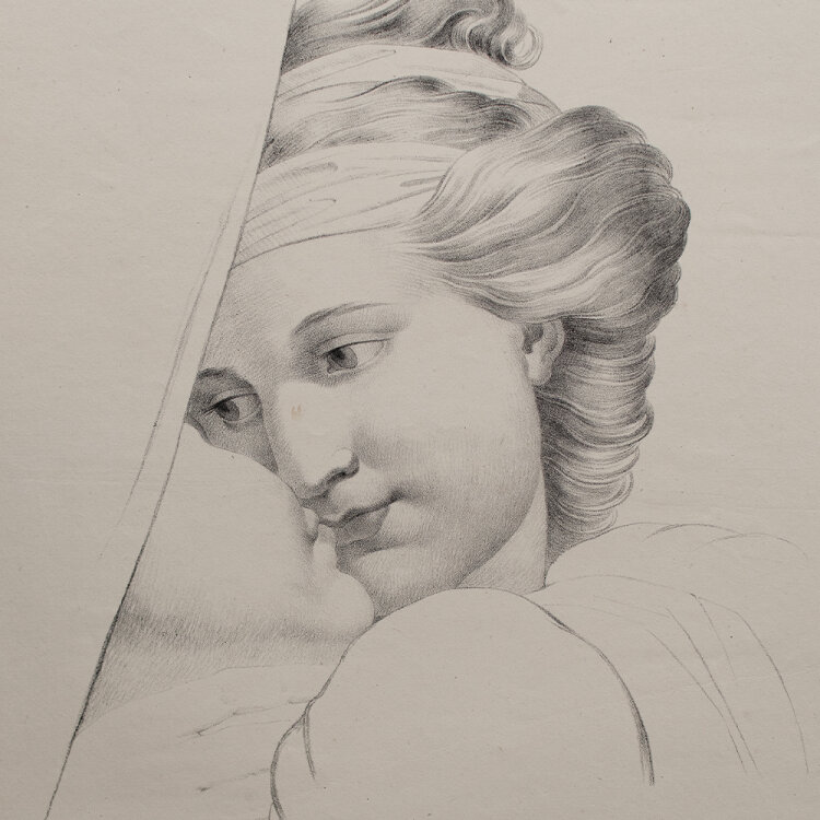 Clemens von Zimmermann - Weibliches Bildnis - um 1839 -...