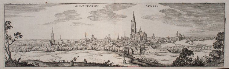 Matthäus Merian - Silvanectum, Senlis - o.J. - Kupferstich