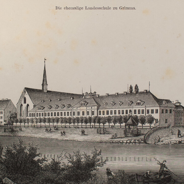 unbekannt - Landesschule Grimma - undatiert - Kupferstich