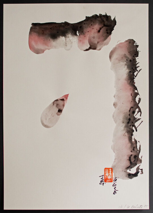 Seiji Kimoto - Zen-Malerei - 1985 - Tusche auf...