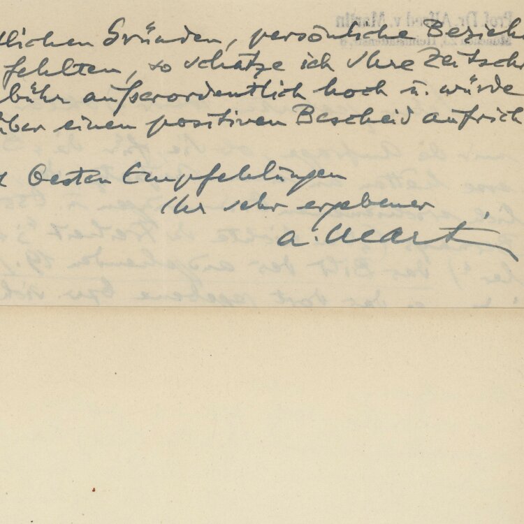 Alfred von Martin - Brief - 13.04.1949