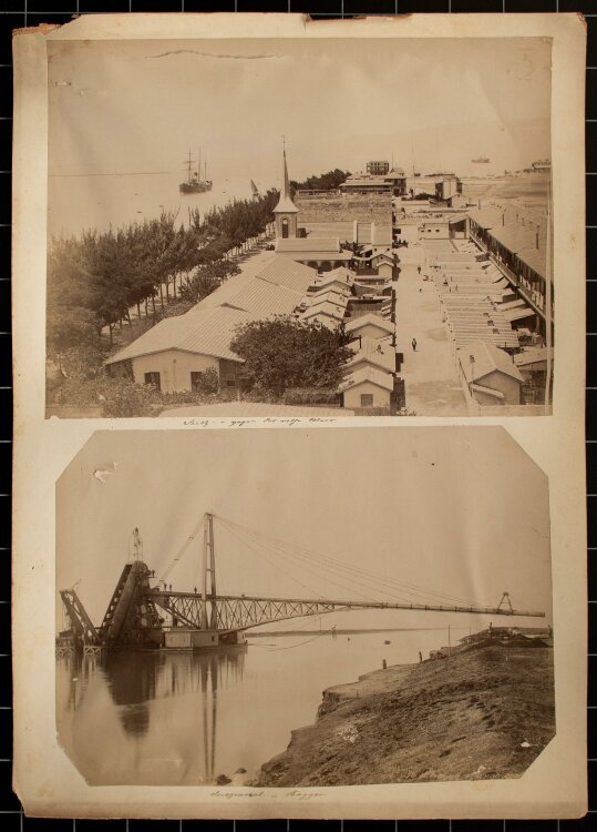 George & Constantine Zangaki - Bau des Suezkanals - Fotografien - o. J.