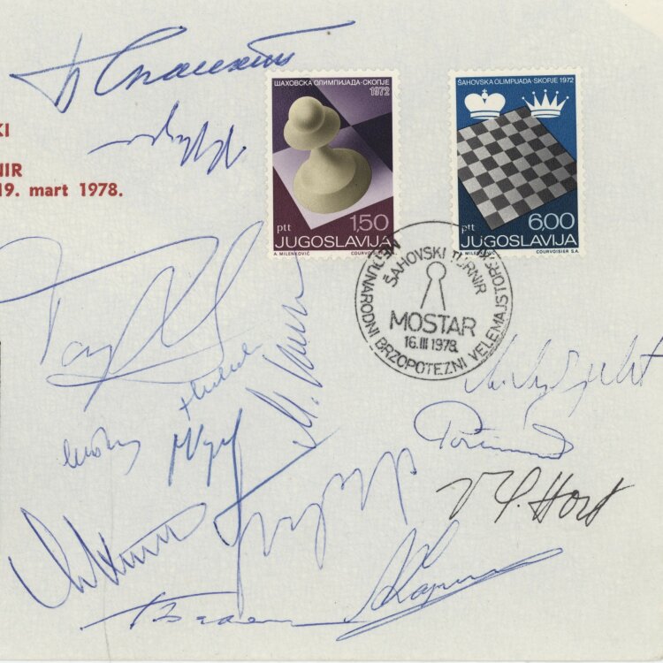 Anatoli Karpov - Autograph - 18./ 19.03.1978