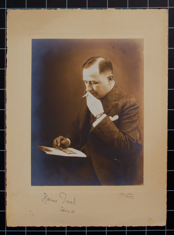 Unbekannt - Autograph mit Fotografie - Februar 1929