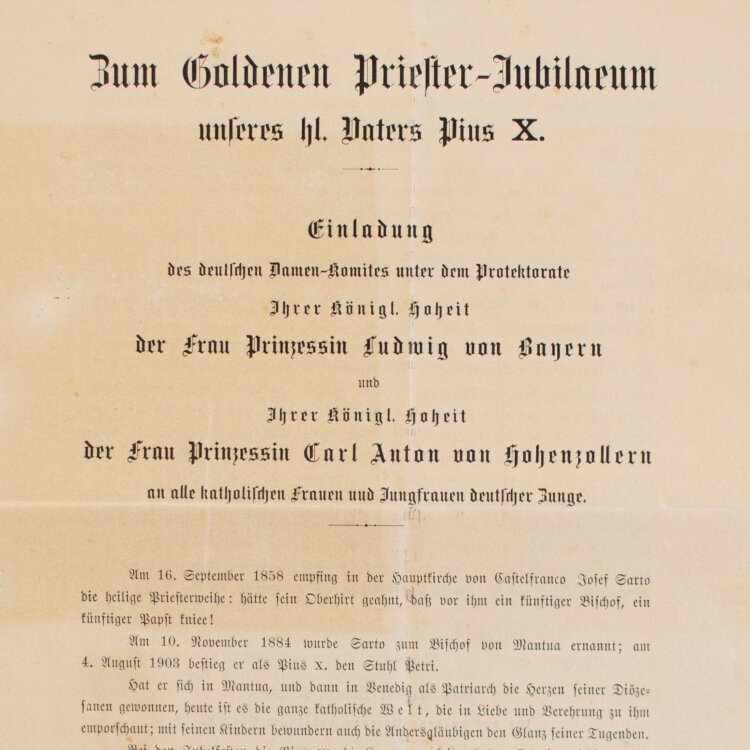 Unbekannt - Einladung - 1907