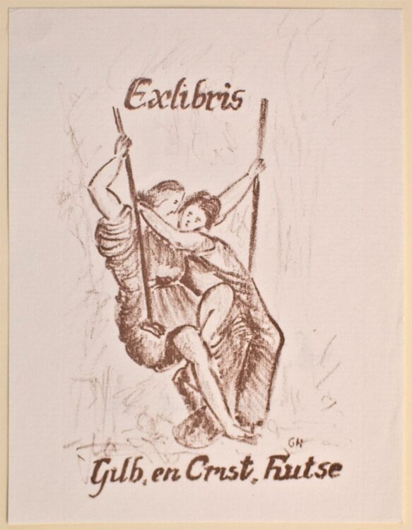 G. Hutse - Exlibris - 1967 - Lithografie