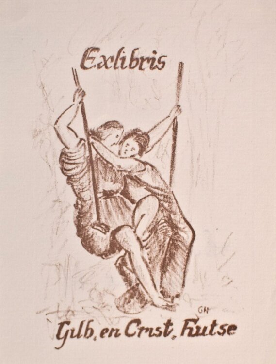 G. Hutse - Exlibris - 1967 - Lithografie