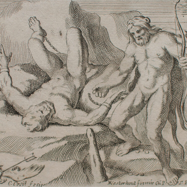 Carlo Cesi - Prometheus - o.J. - Kupferstich auf Büttenpapier