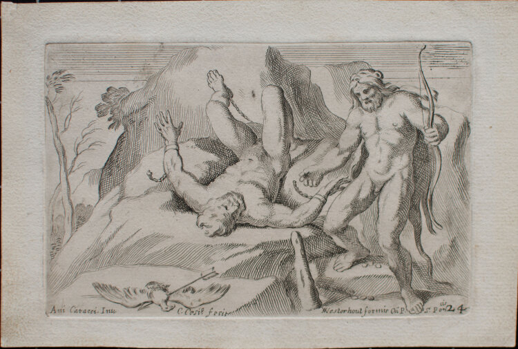 Carlo Cesi - Prometheus - o.J. - Kupferstich auf Büttenpapier