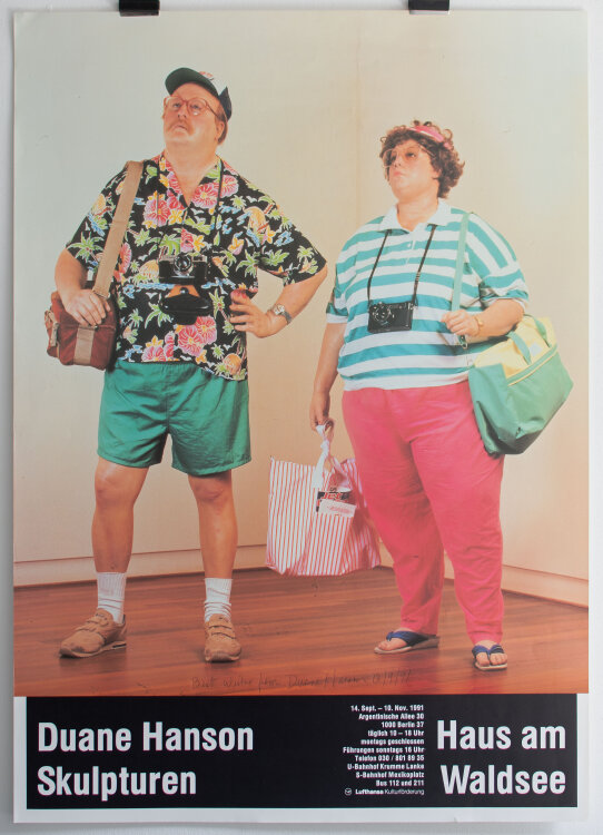 Duane Hanson - Duane Hanson Skulpturen - 1991 - Farboffset