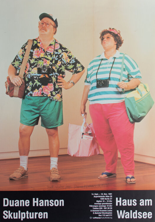 Duane Hanson - Duane Hanson Skulpturen - 1991 - Farboffset