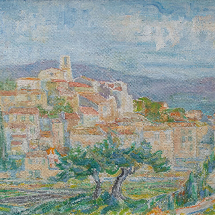 Hans Gött - Flayosc , Frankreich - 1965 - Öl auf Leinwand