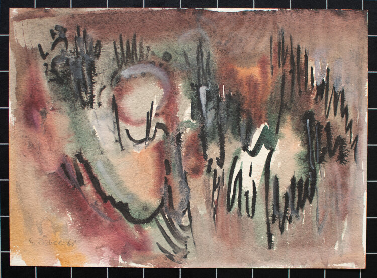 Max Pöppel - ohne Titel - 1961 - Aquarell