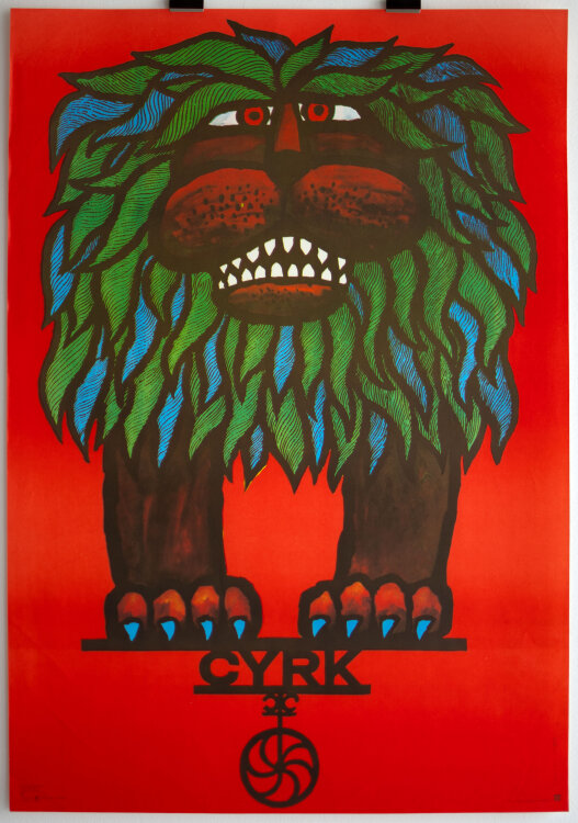 Hubert Hilscher - CYRK - Zirkus, Plakat - 1978 - Farboffsetdruck