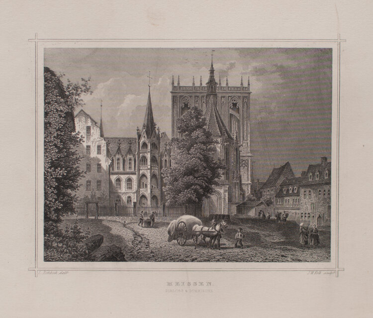 J. M. Kolb - Meissen. Schloß und Domkirche -...