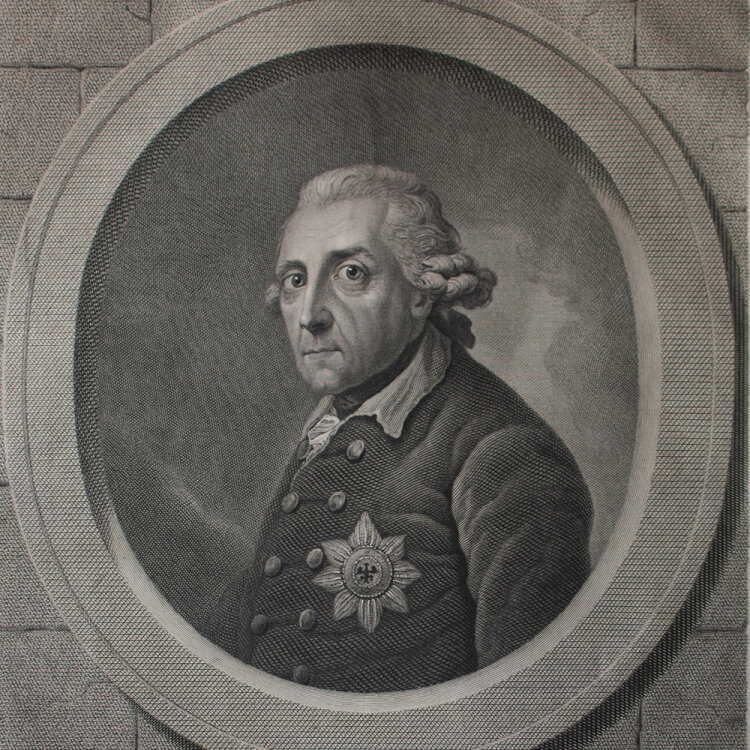 Johann Friedrich Bause - Friedrich II. von Preußen...