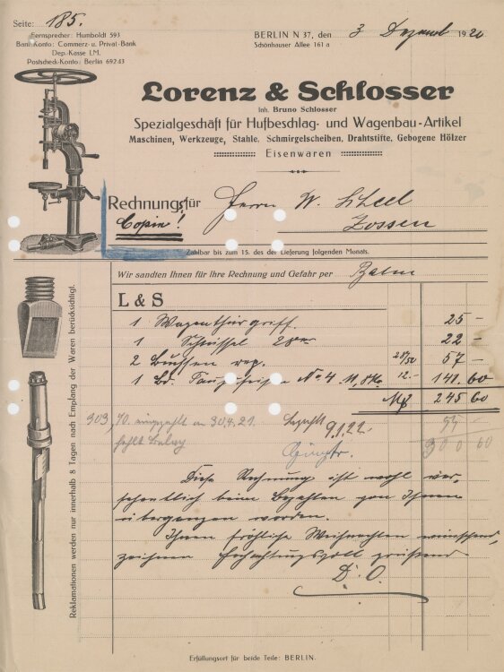 Wilhelm Scheel Schmiedemeisteran Lorenz & Schlosser-...