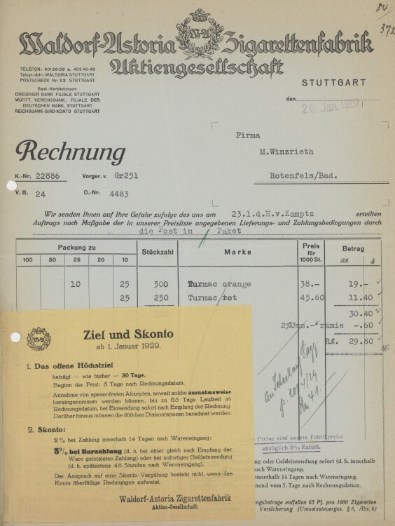 Firma M. Winzrieth (Kaufhaus)an Waldorf-Astoria...