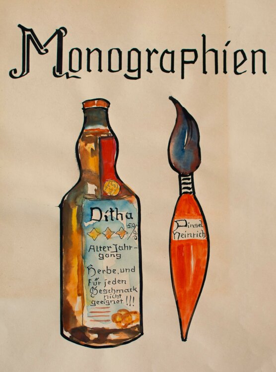 Heinrich Werrmann - Monographien - o. J. - Aquarell, Tusche