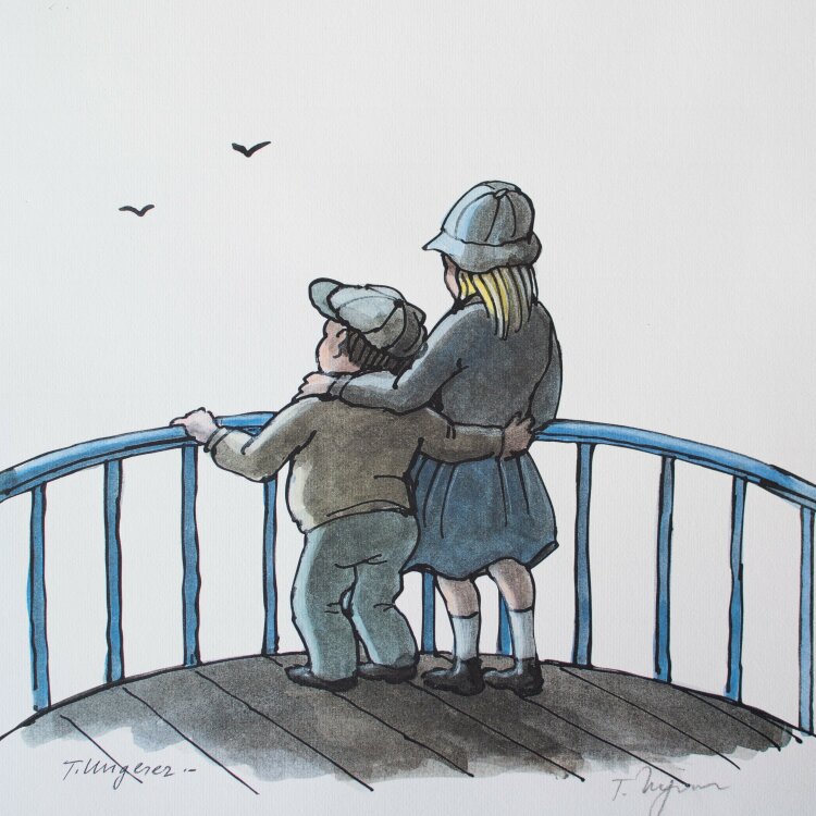 Tomi Ungerer - La passerelle dAzur - o. J. - Offsetlithografie