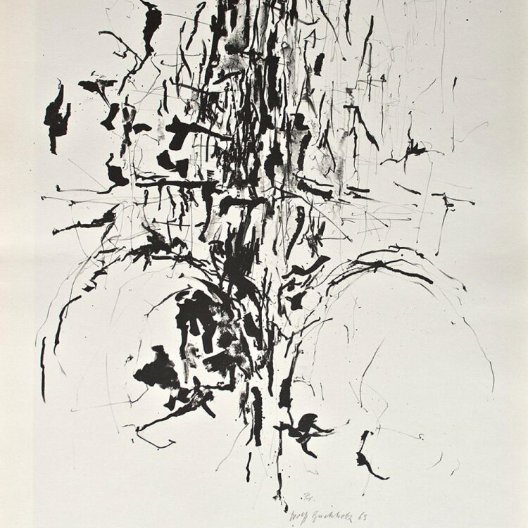 Wolff Buchholz - ohne Titel - 1963 - Lithografie auf...