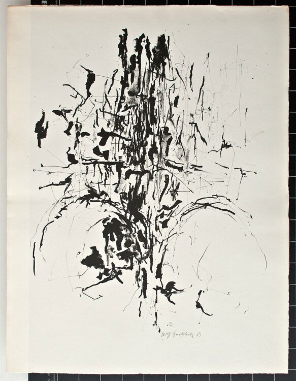 Wolff Buchholz - ohne Titel - 1963 - Lithografie auf...