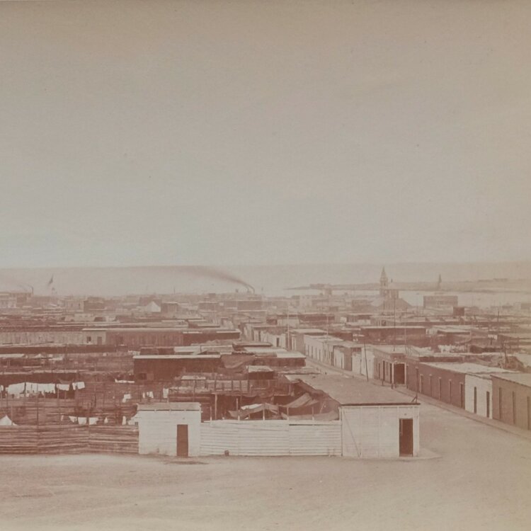 Unbekannt - Blick auf Iquique - undatiert - Fotografie