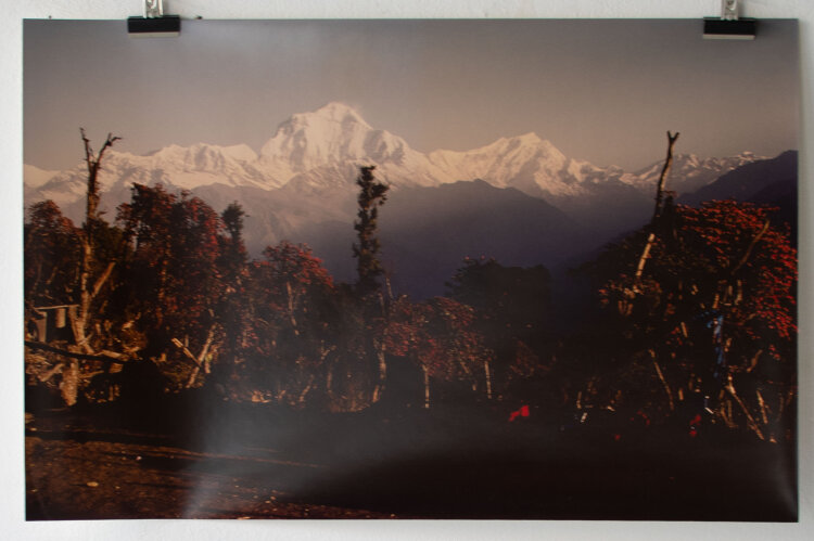 unbekannt - Berglandschaft Nepal - 1989 - Fotografie