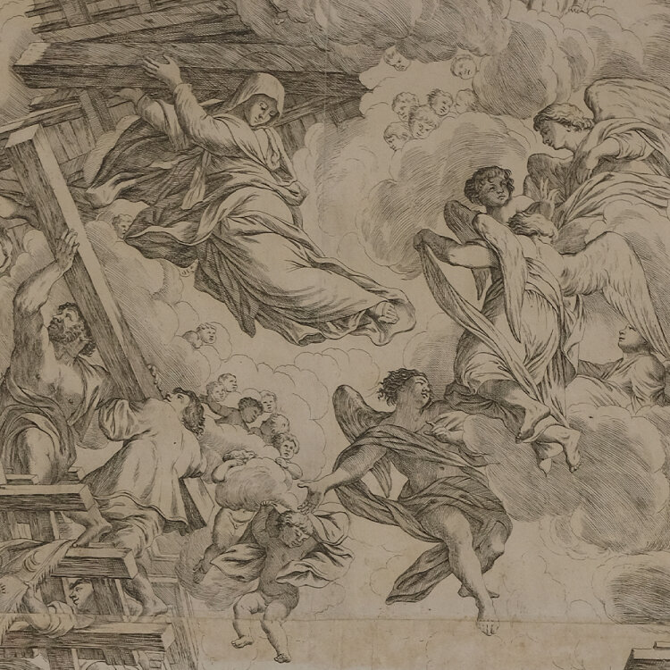 Pietro da Cortona nach - Deckengemälde, Santa Maria...