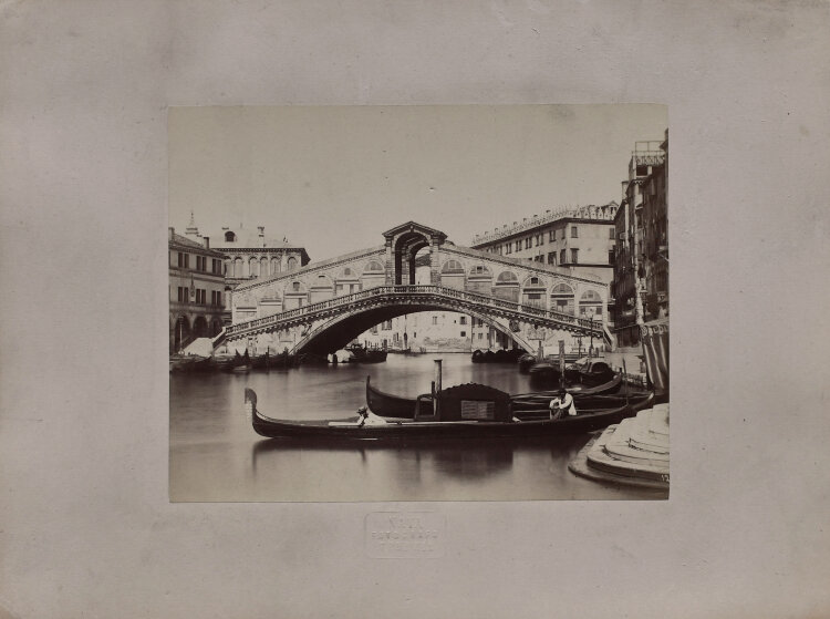 Carlo Naya - Ponte di Rialto (Rialtobrücke) - undatiert - Fotografie