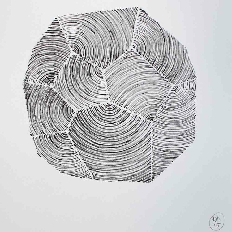 Richard Deacon - Beijing #3 - 2015 - Lithografie auf...