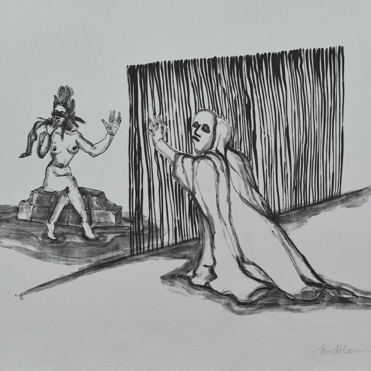 Pia Stadtbäumer - ohne Titel - 2007 - Lithographie auf Büttenpapier