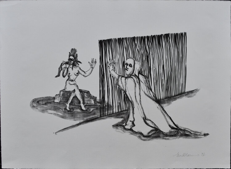 Pia Stadtbäumer - ohne Titel - 2007 - Lithographie auf Büttenpapier