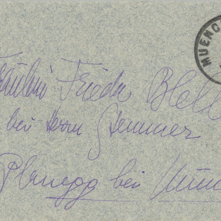 Grete Gulbransson - Brief - 03.08.1908