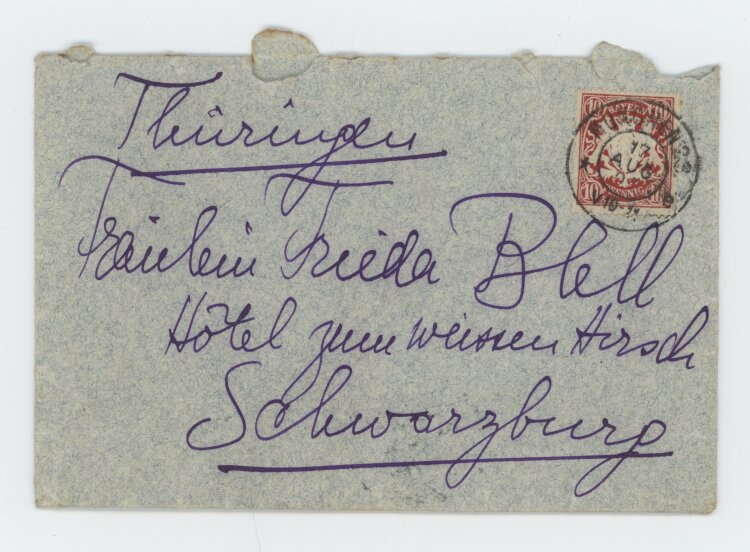 Grete Gulbransson - Brief - 13.08.1907