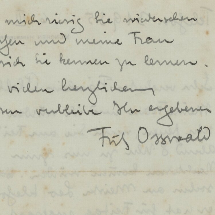 Fritz Osswald - Brief - 06.03.1911