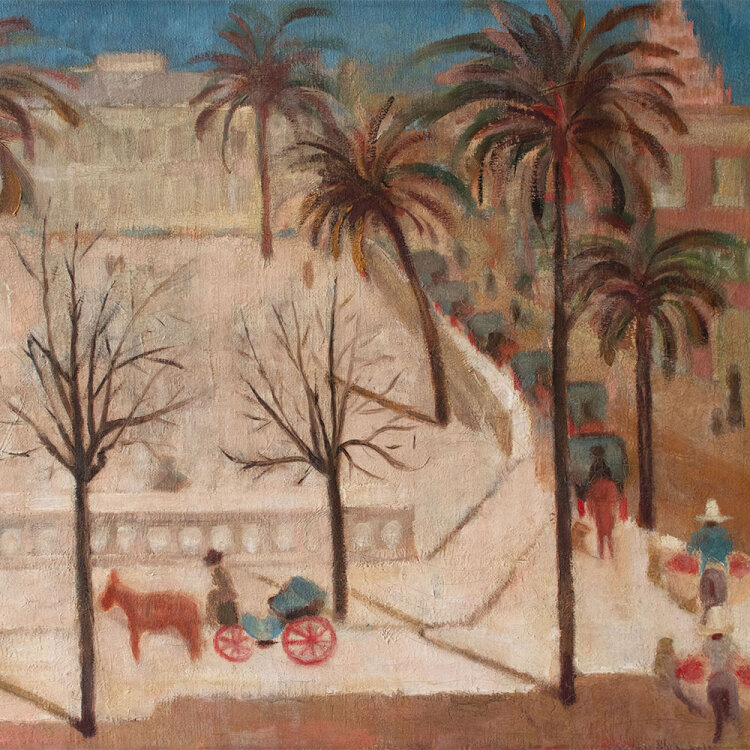 Ernst Baltensperger - Sevilla - 1929 - Öl auf Leinwand