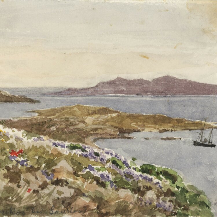 unbekannt - Griechische Inseln - um 1890 - Aquarell