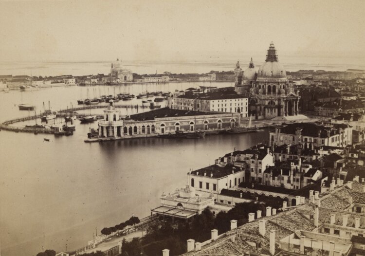 Carlo Naya - Panoramaansicht über den Canal Grande - undatiert - Albuminabzug