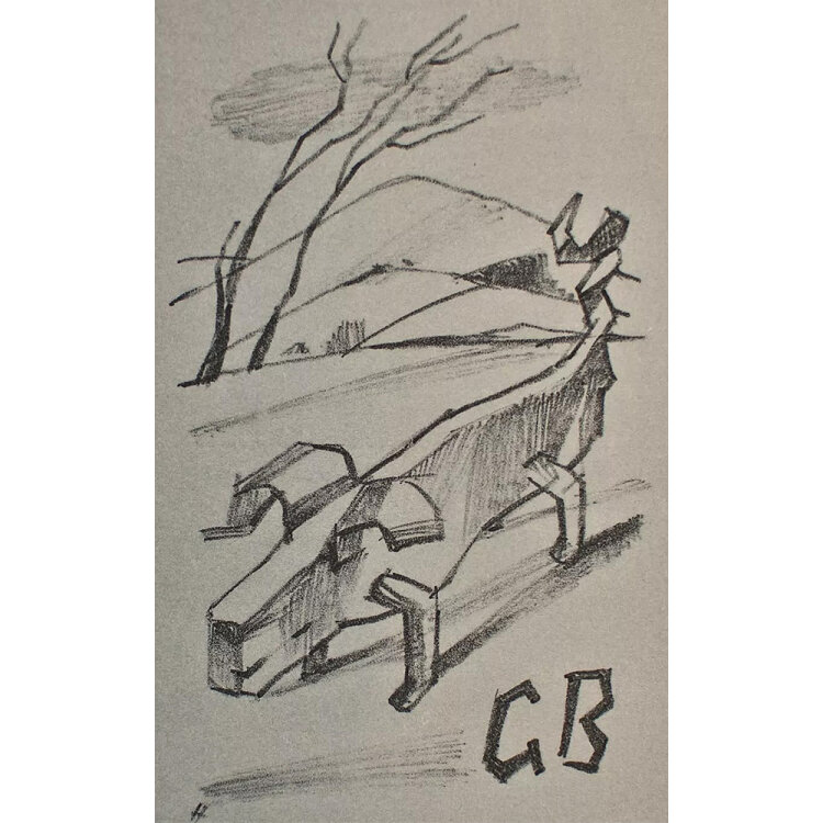 Stanislav Hlinovský - Exlibris - 1964 - Farblithografie