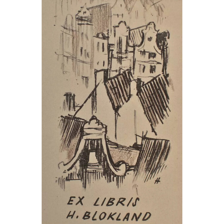 Stanislav Hlinovský - Exlibris - 1964 - Lithografie