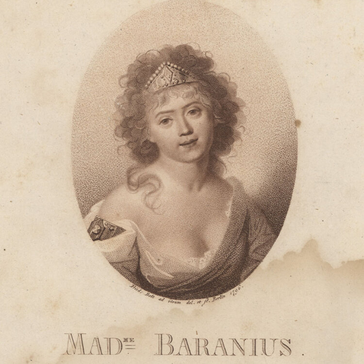 Johann Friedrich Bolt - Bildnis Henriette Baranius - 1796...