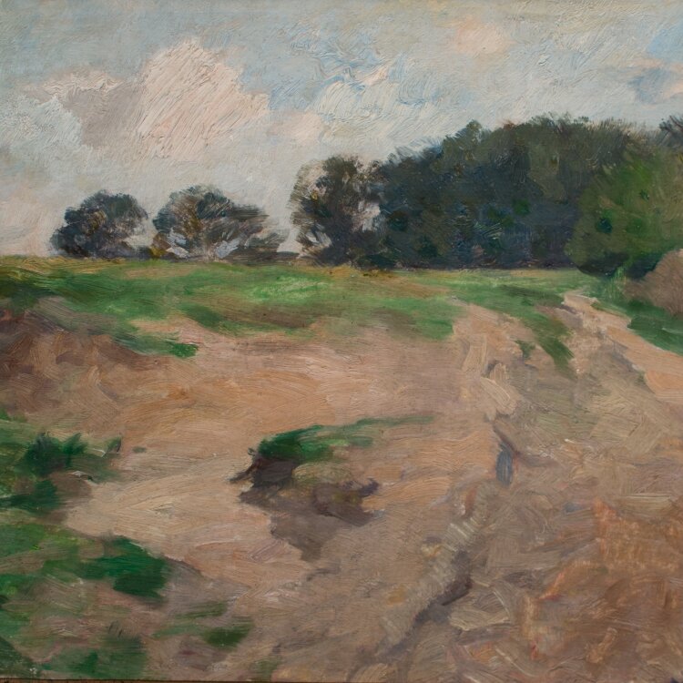 Thomas Herbst - Feldweg - um 1890 - Öl