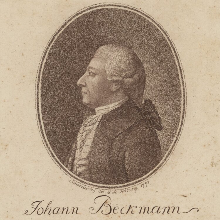 Heinrich Schwenterley - Bildnis Johann Beckmann - 1791 -...