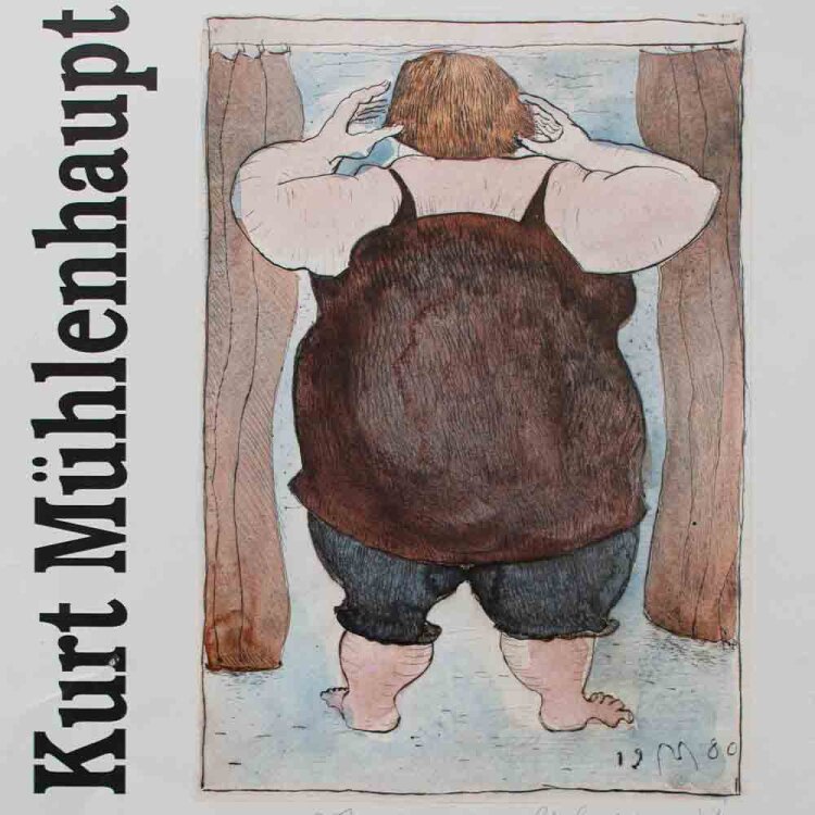 Kurt Mühlenhaupt - Ausstellungsplakat Galerie Kilian...