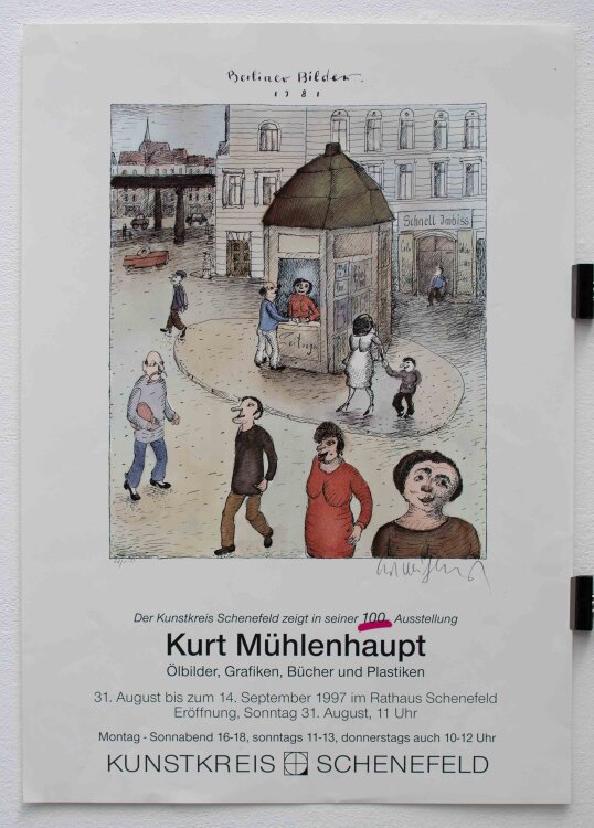 Kurt Mühlenhaupt - Berliner Bilder 1981 - 1997 - Offsetdruck