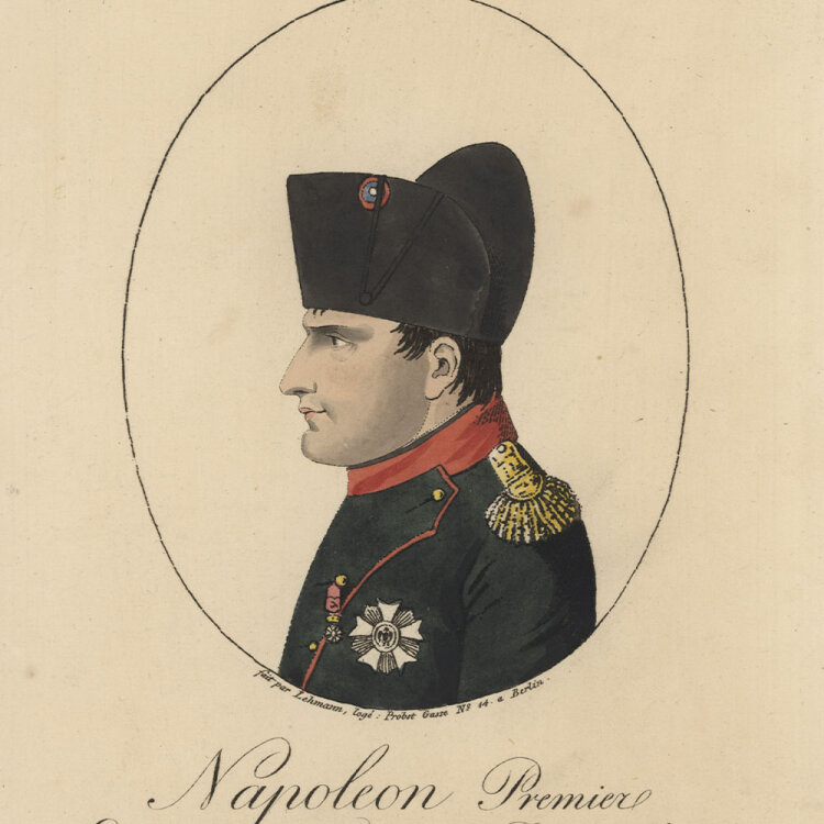 unbekannt - Bildnis Napoleon Bonaparte - undatiert -...