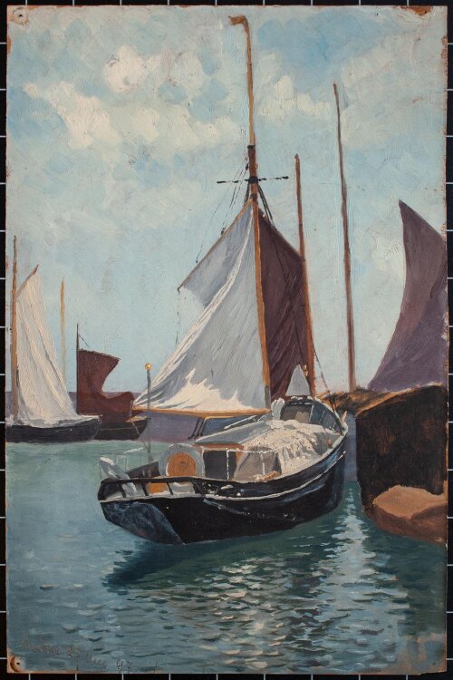 Manfred Lindemann-Frommel - Laboe - 1897 - Gouache