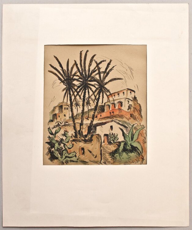 Hans Vielmetter - Sizilien - undatiert - Lithografie