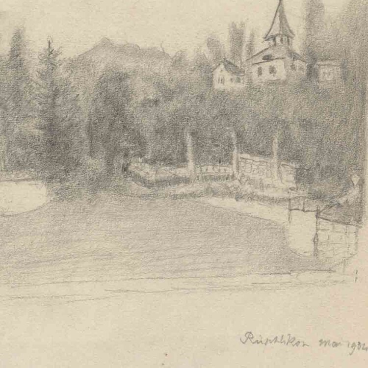 Thérèse Guilland - Rüschlikon, Schweiz - 1904 - Bleistiftzeichnung